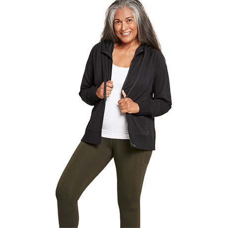 Women´s Weekend Zip-Up Hoodie Black str. XS