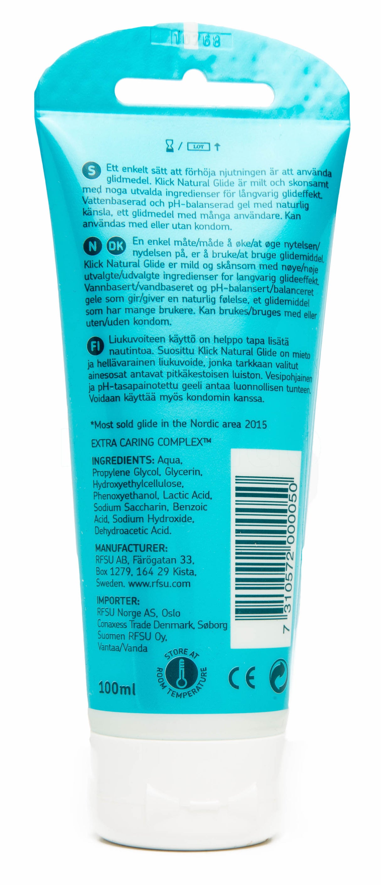 Klick Naturlig Glidemiddel