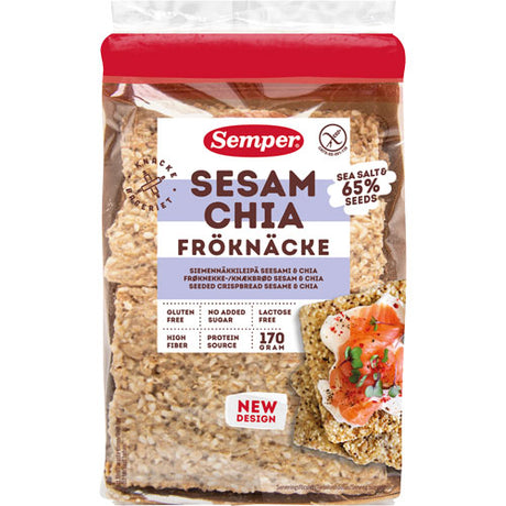 Knekkebrød Sesam & Chia - Glutenfri