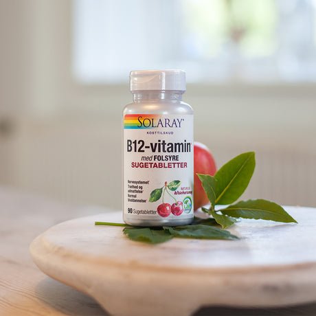 Vitamin B12 med Folsyre Sugetabletter