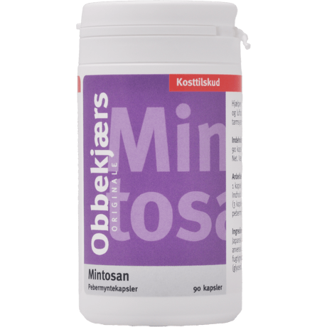 Obbekjærs Mintosan 200 Mg | 90 Kapsler fra Obbekjærs
