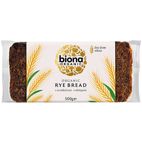 Organic Rugbrød u. gjær (skivet) Økologisk fra Biona Organic