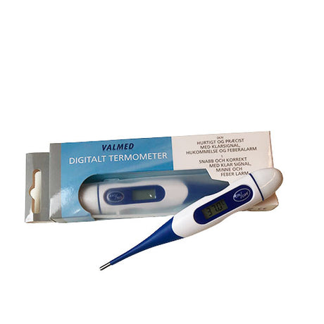Digitalt Termometer m. Fleksibel Spiss