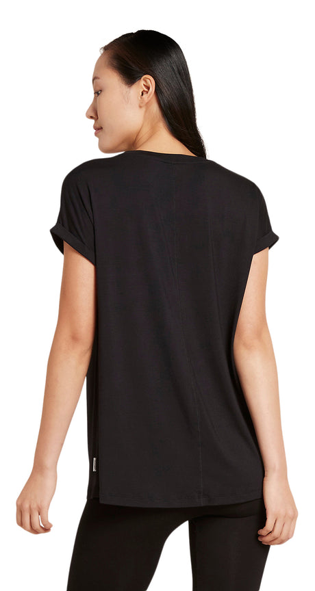 Bambus Dame Lounge Top Svart