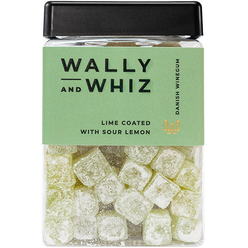 Wally and Whiz Vingummi Lime med Sur Sitron | 240 g