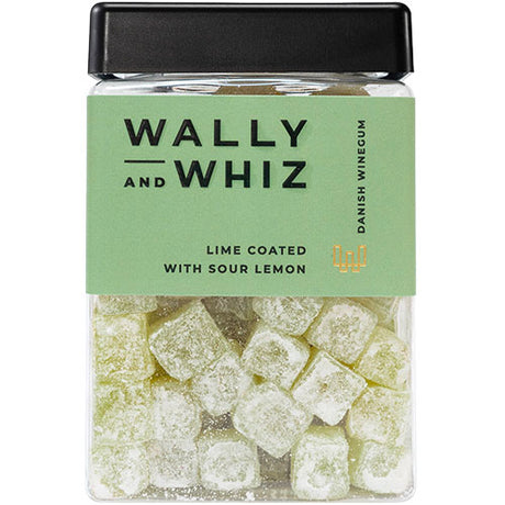 Wally and Whiz Vingummi Lime med Sur Sitron | 240 g