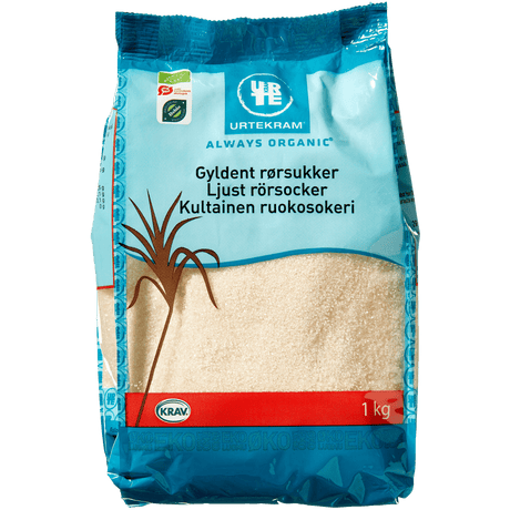 Urtekram Rørsukker Brasil Økologisk | 1 kg fra Urtekram
