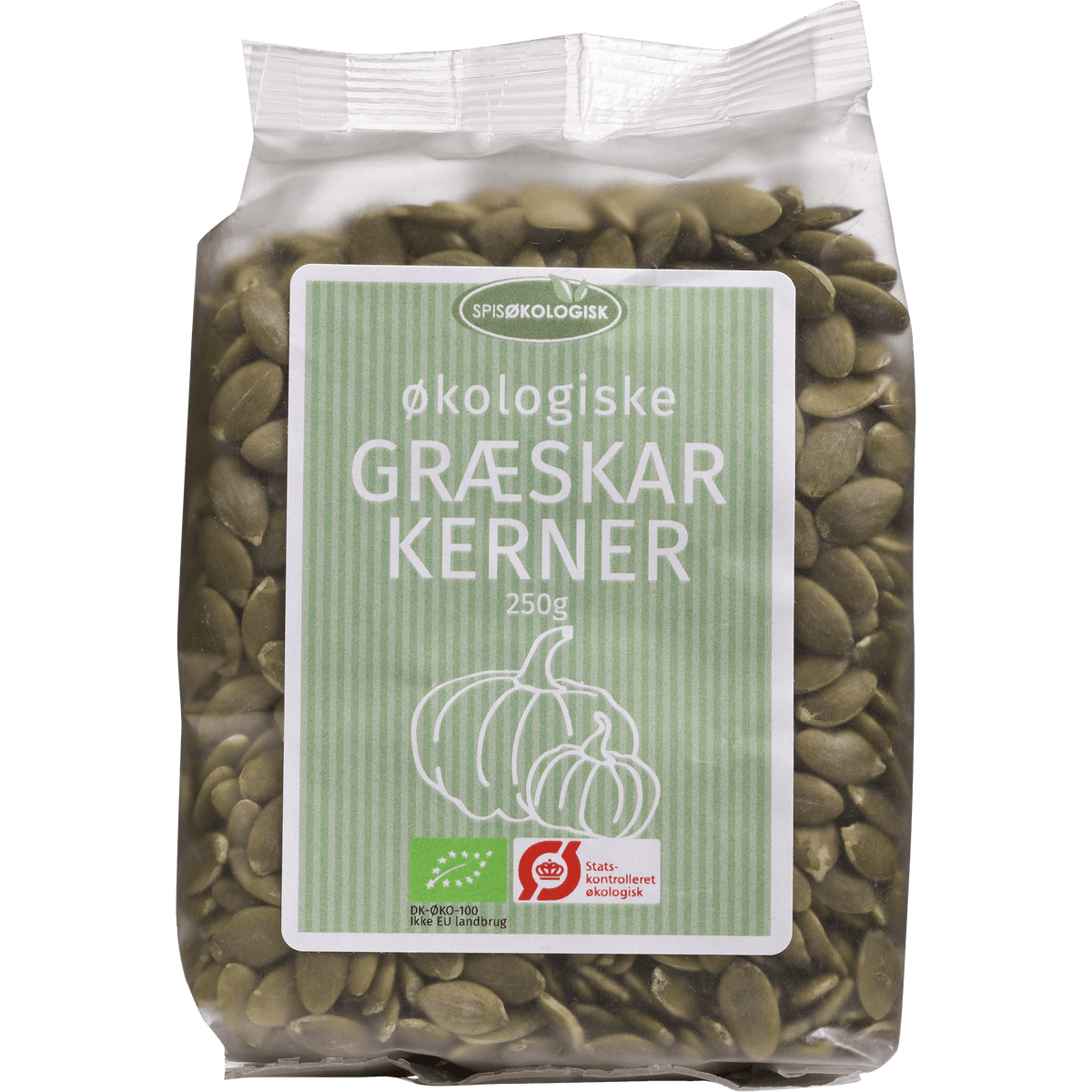 Spis Økologisk Gresskarkjerner Økologisk | 250 g