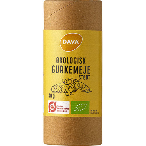 Økologisk gurkemeie, malt