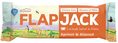 9Brand Foods Flapjack med Aprikos Og Mandel - Glutenfri