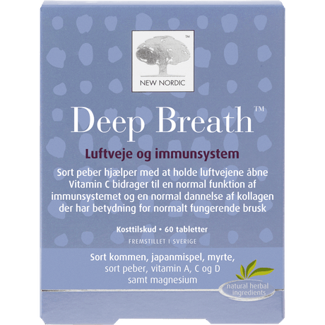 New Nordic Deep Breath | 60 tabletter