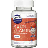 Livol Multivitamin Barn Jordbær | 150 tabletter