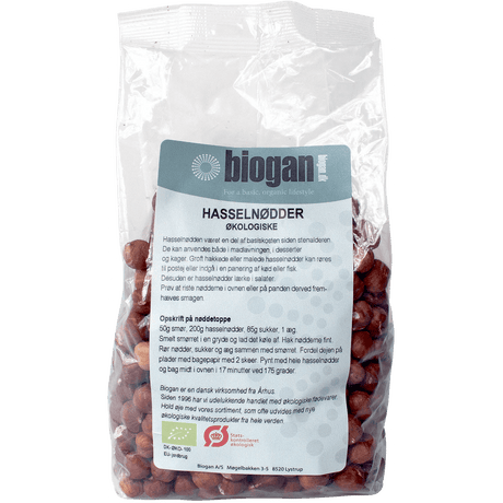 Biogan Hasselnøtter Økologisk | 400 g fra Biogan