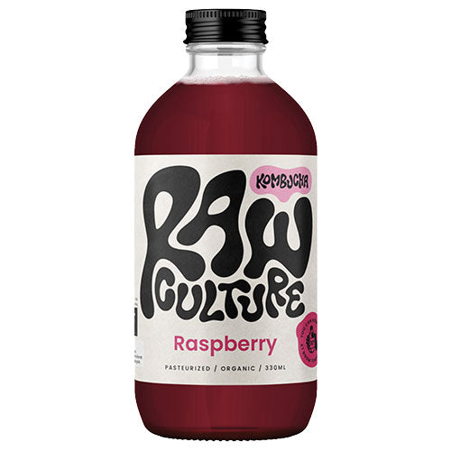 Raw Culture Kombucha Bringebær Øko
