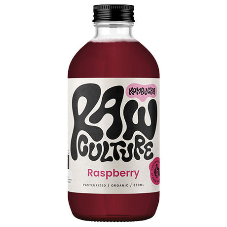 Raw Culture Kombucha Bringebær Øko