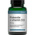 Mezina fiskeolje med vitamin D3 - 50 mcg | 160 kapsler