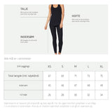 Bambus 3/4 Leggings Svart