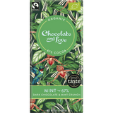 Chocolate and Love Sjokolade Mint 67% Økologisk fra | 80 g