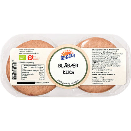 Kjeks M/blåbærfyll Økologisk