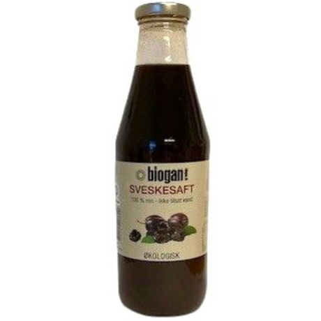 Biogan Sviskesaft 100 % Frukt Økologisk | 750 ml