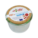 Oppbevaringsglas M. korklåg 0,4 L