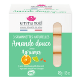 Emma Noël Mandel såpe 3 x 150 g. Emma Noel | 450 g fra Emma Noël