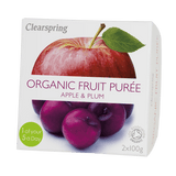 Clearspring Fruktpuré Økologisk 200 g | Eple & Plomme fra Clearspring