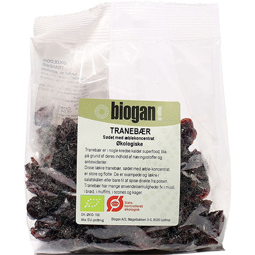 Økologiske Tranebær fra Biogan