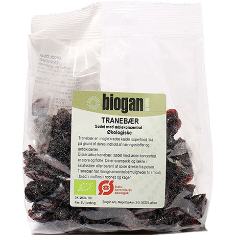 Økologiske Tranebær fra Biogan
