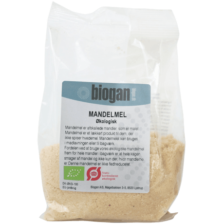 Biogan Mandelmel Økologisk | 100 g