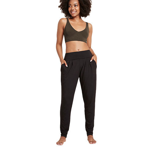 Boody Downtime Lounge Pants Sort | Str. Xs fra Boody