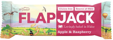 9Brand Foods Flapjack Eple Og Bringebær