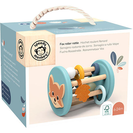 Speed Monkey Fox Roller Rattle, 6-24 mnd. fra Speedy Monkey