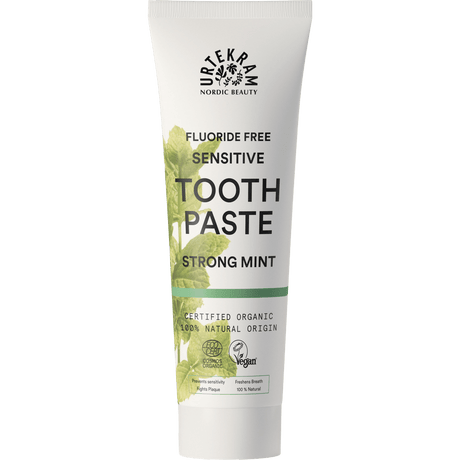 Urtekram Tannkrem Strong Mint | 75 ml fra Urtekram