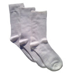 Bambus Sokker 3 par, Hvit Str 37-41 Bambus