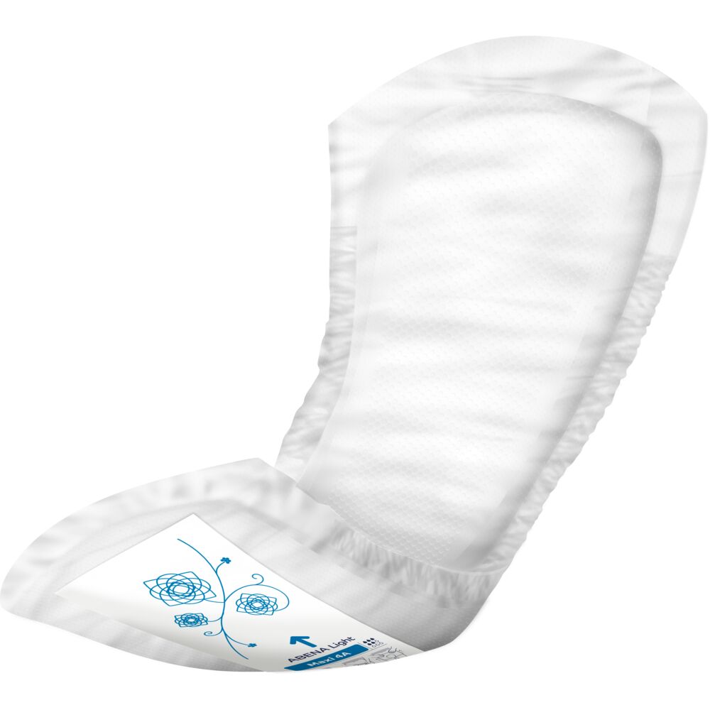 Abena Light Maxi 4A Kroppsformet Inkontinensbeskyttelse med teip Premium | 8 stk fra Abena