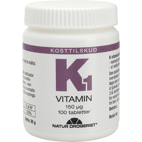Natur-Drogeriet K1-vitamin 150 Ug | 100 tabletter
