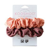 Kooshoo Hår Scrunchie Coral Rose 2 Stk fra KooShoo