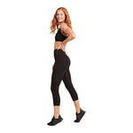 3/4 High-Waist Tights svart str. S Motivate