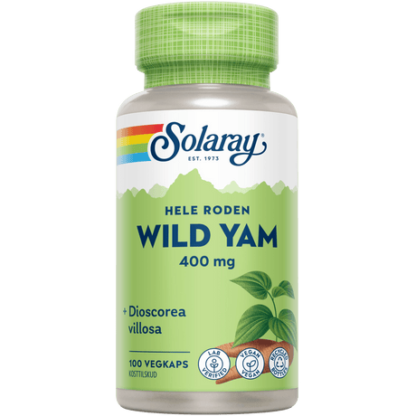 Solaray Wild Yam Rot | 100 Kapsler