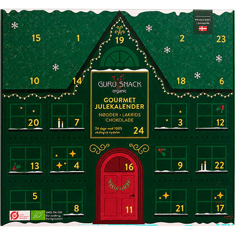 Guru Snack Gourmet Julekalender Økologisk | 432 g fra Guru Snack