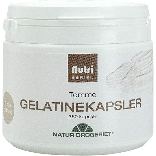 Tomme Gelatinekapsler Fra Kalv/Okse