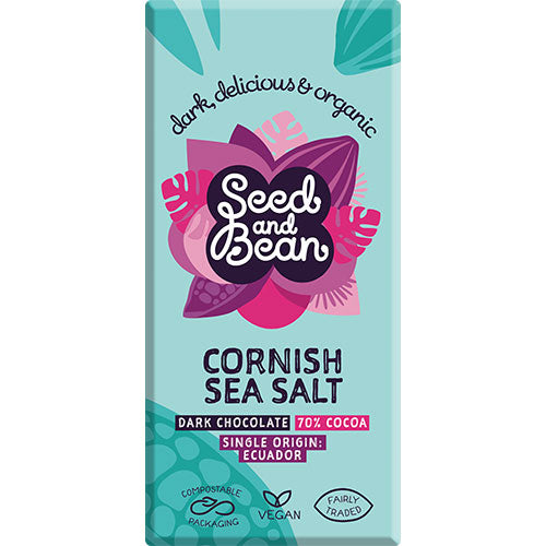 Sjokolade Mørk 70% Cornish Sea Salt Ø