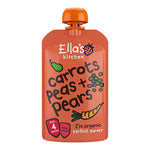 Babymos gulrot, erter & pære 4 mnd+