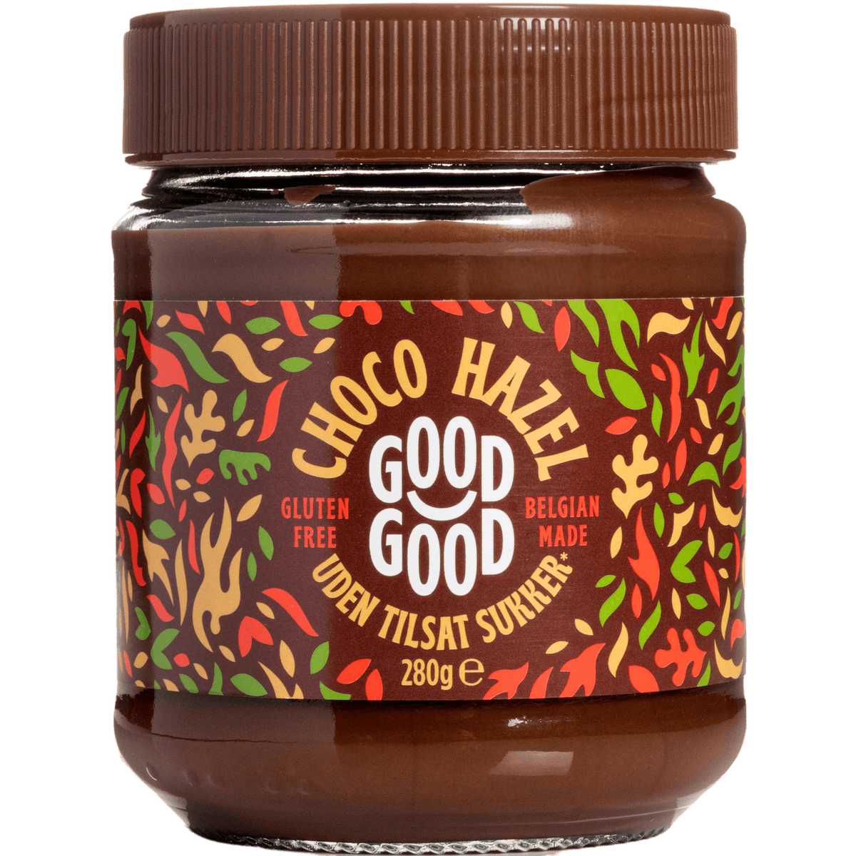 Good Good Choko Hasselnøttkrem Med Stevia | 280 g fra Good Good