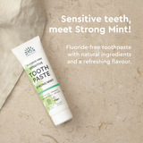 Urtekram Tannkrem Strong Mint | 75 ml fra Urtekram
