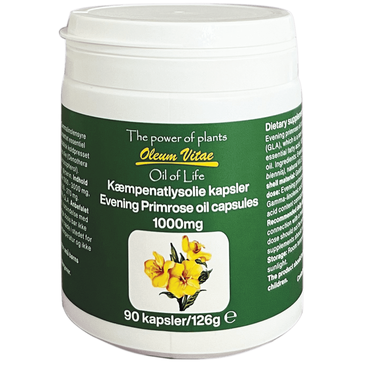 Oil of Life Kjempenattlysolje | 90 Kapsler
