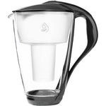 Vannfilter Kanne 2 Liter Glass, Antracitgrå