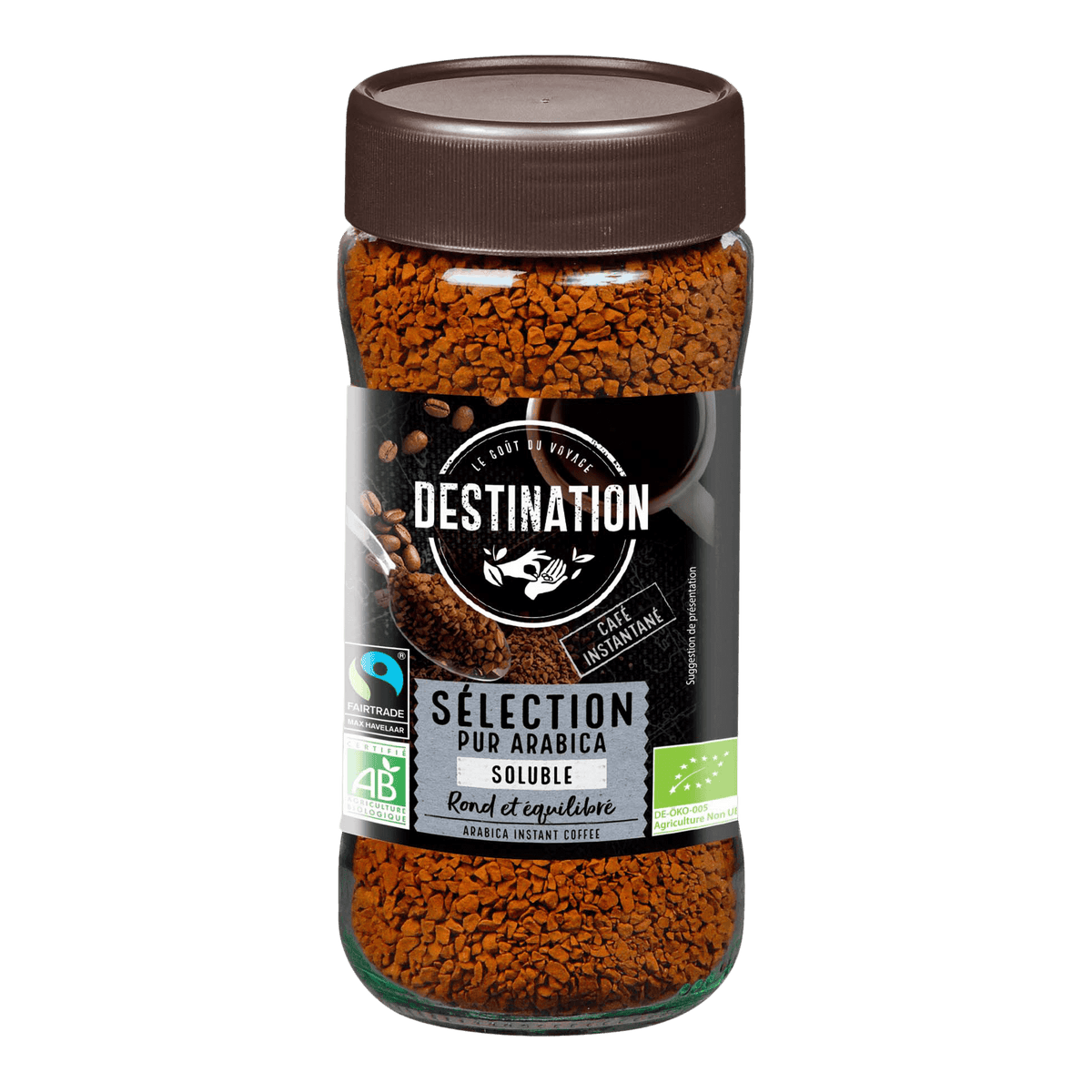 Destination Instantkaffe 100% Arabica Økologisk | 100 g
