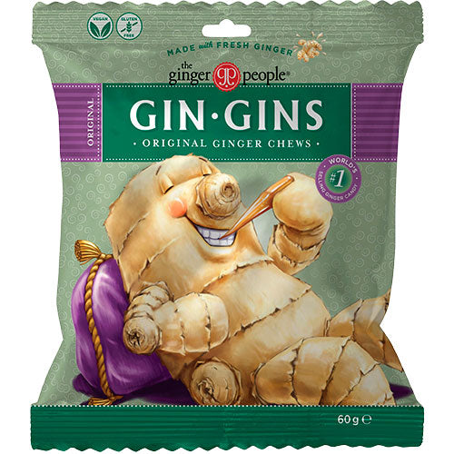 The Ginger People Ginger Chews (Gin Gins) Original | 60 gr